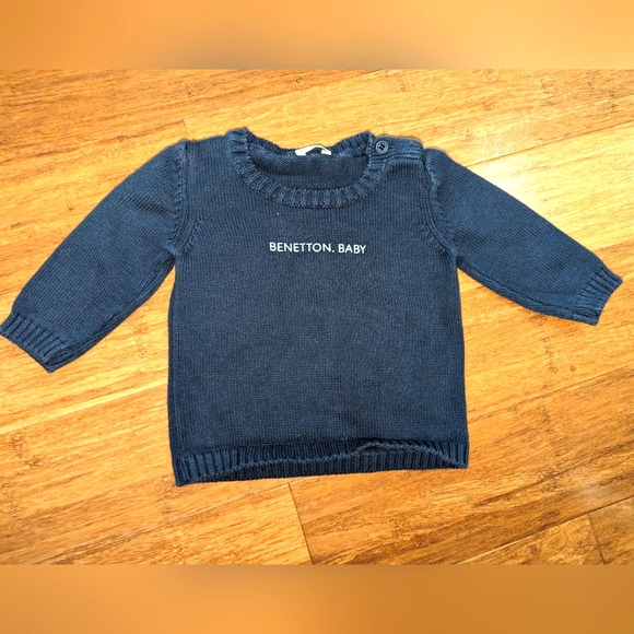 Benetton Baby knitted pullover sweater. - Picture 1 of 3